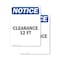 Signmission Clearance 12 Ft, 7 in W x Rectangle, Vinyl Decal OS-2PACK-NS-D-710-V-10663 - alternate 1